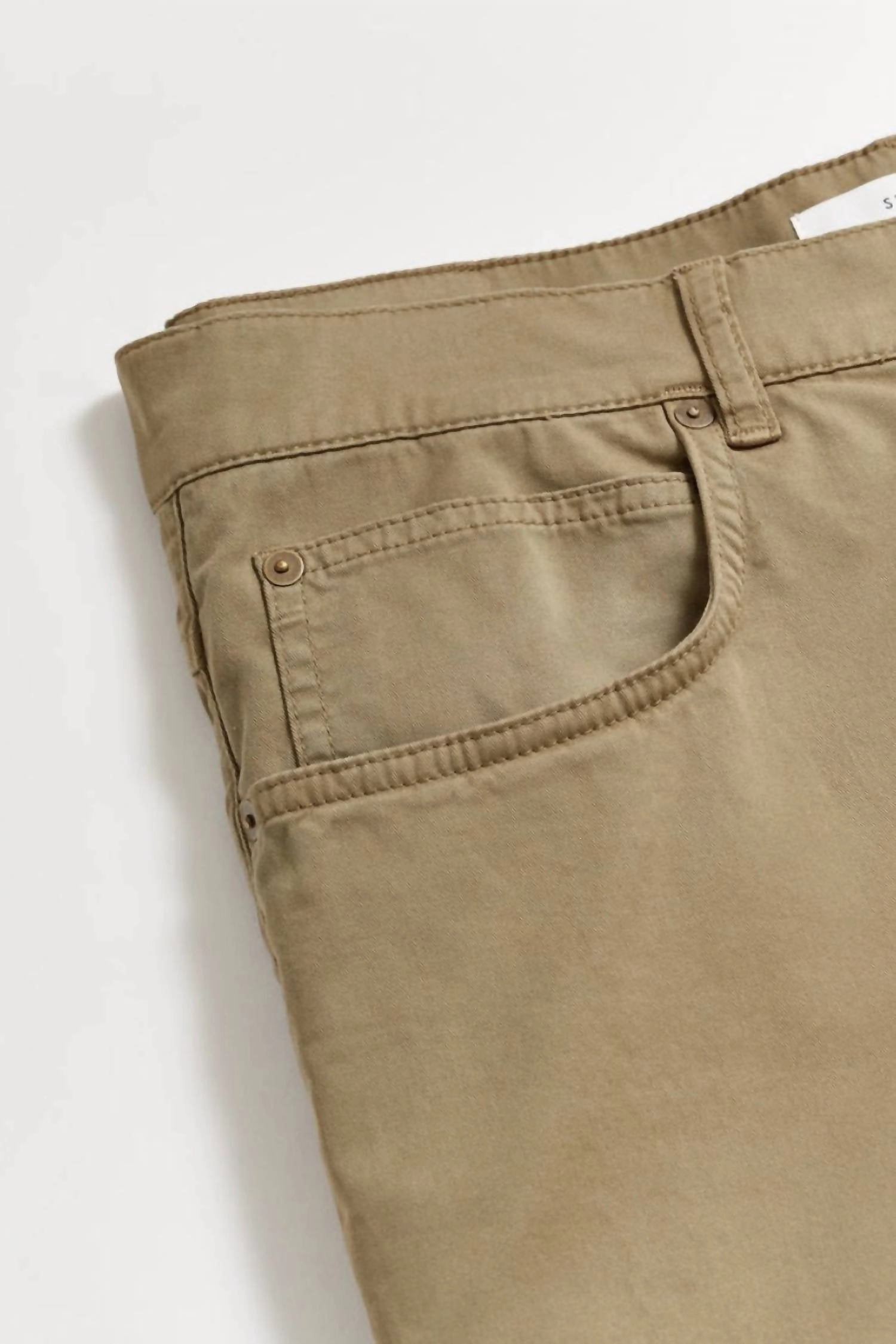 5 Pocket Pant In Moss Green