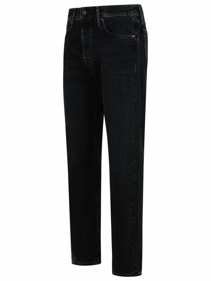 '1996' Black Cotton Jeans
