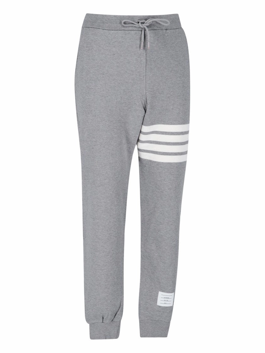 '4-Bar' Track Pants  Light Grey
