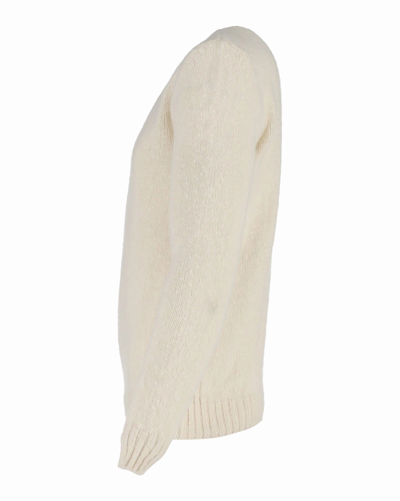 A.P.C. Crewneck Sweater in Cream Wool