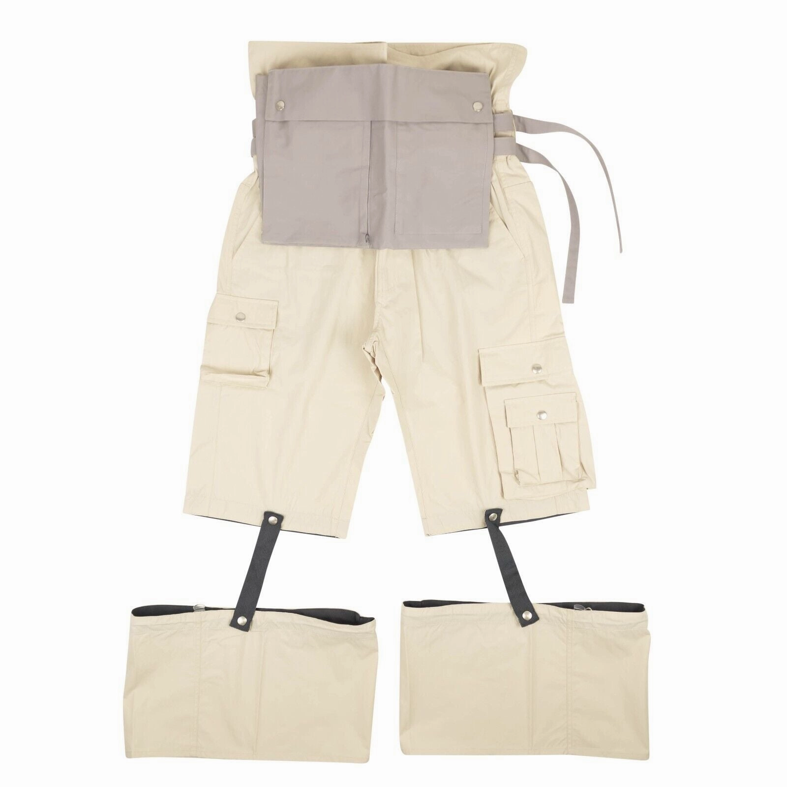 A Plan Application Men's Split Cargo Pants - Khaki
