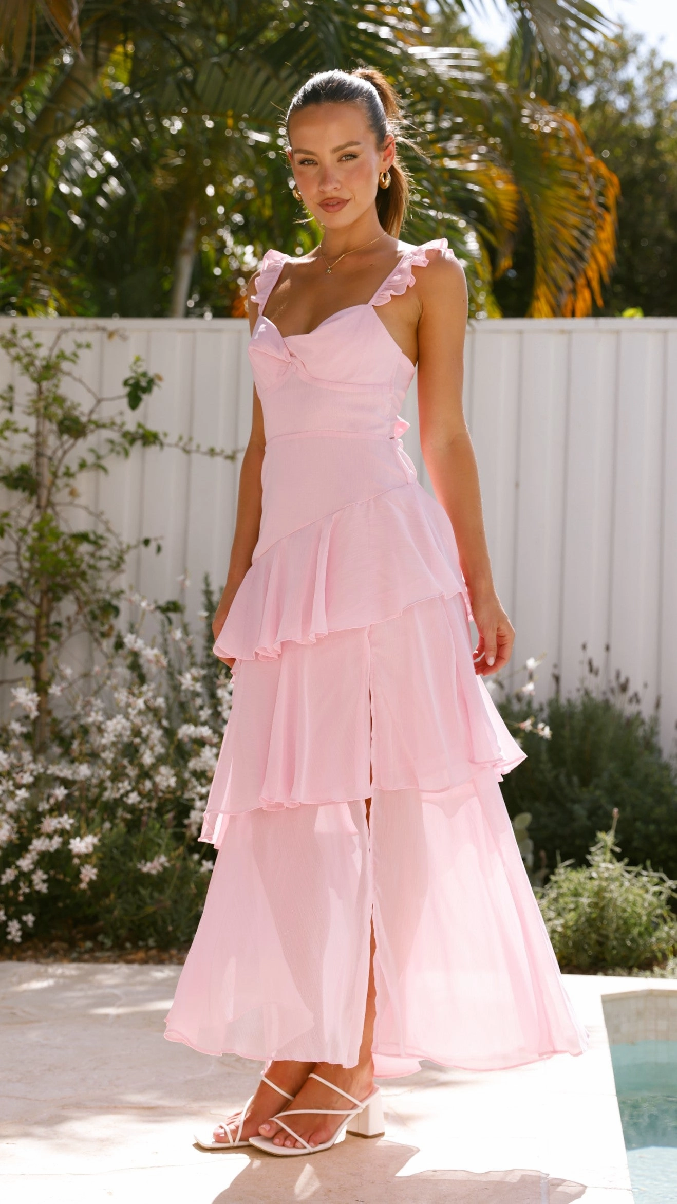 Achelle Maxi Dress - Pink