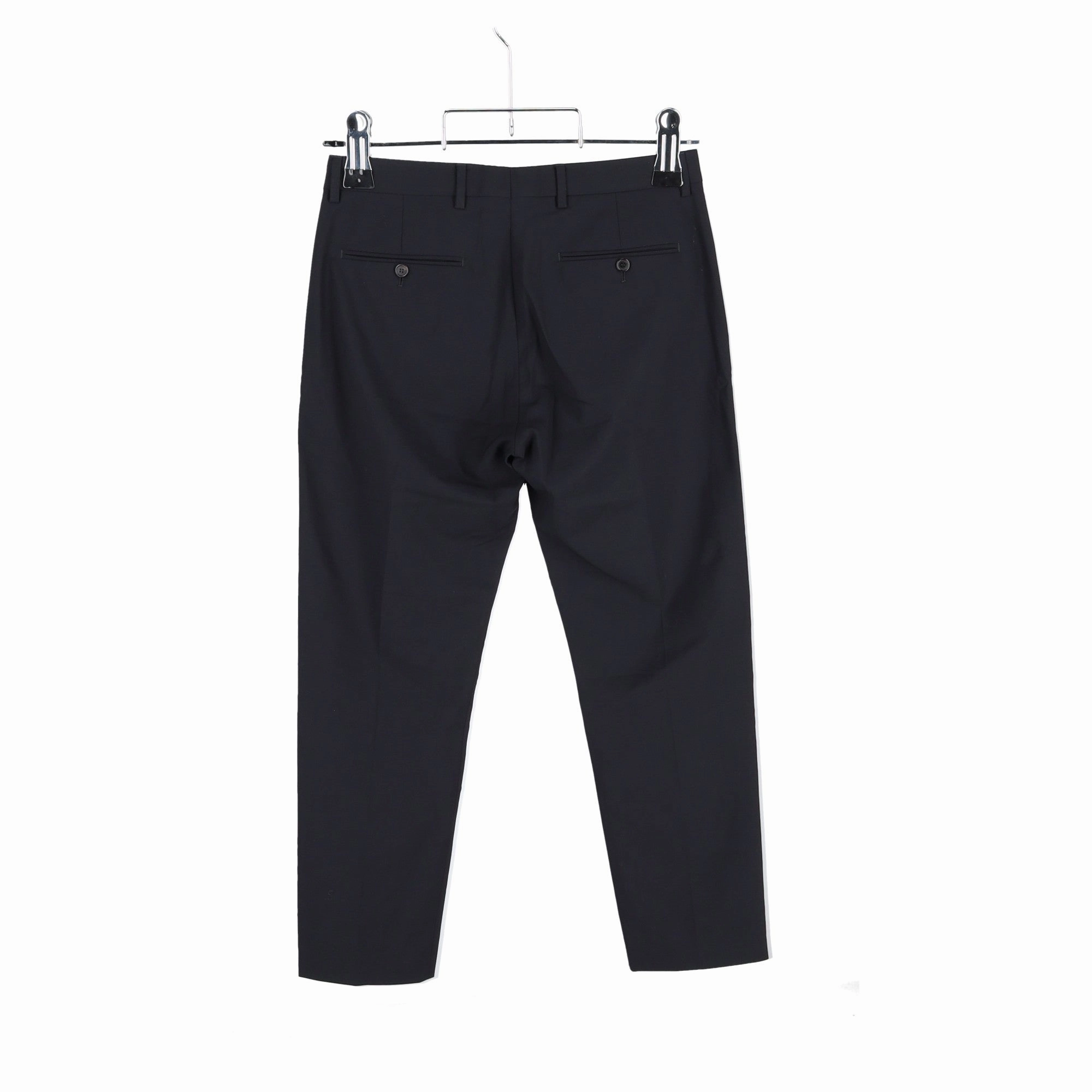 Acne Studios Brobyn Trousers in Black Cotton