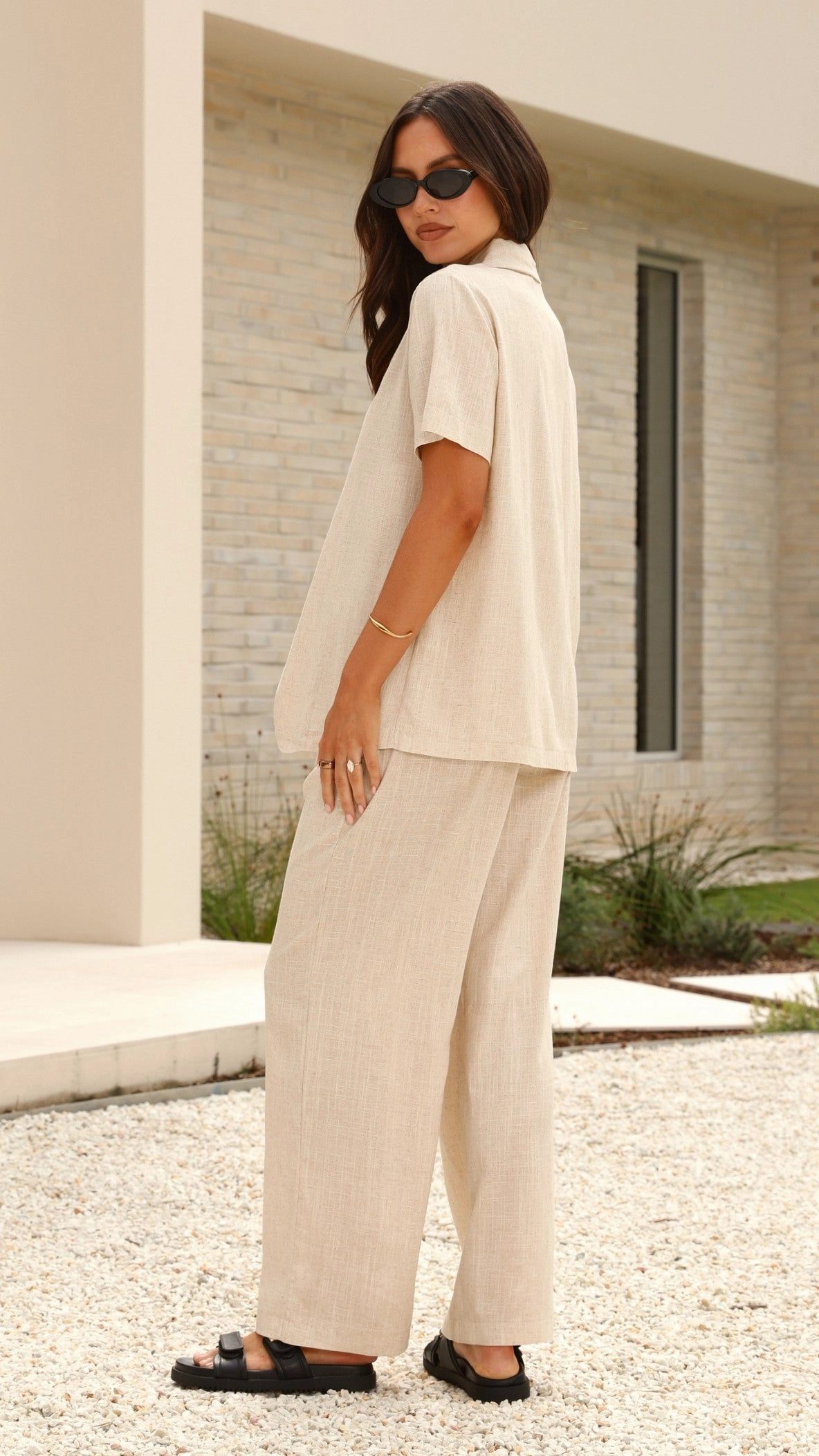 Adelais Pants - Beige