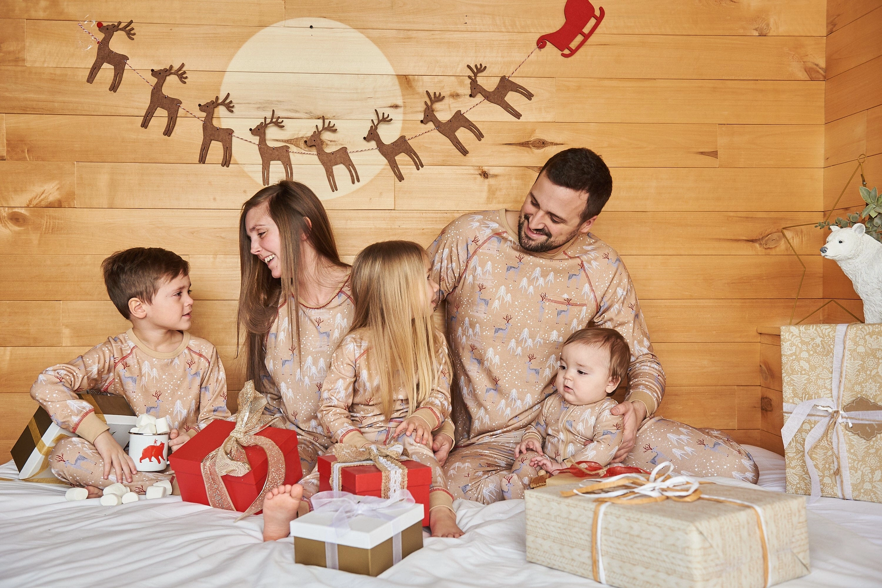 Adult Men Two Piece Family Christmas Pajama Set