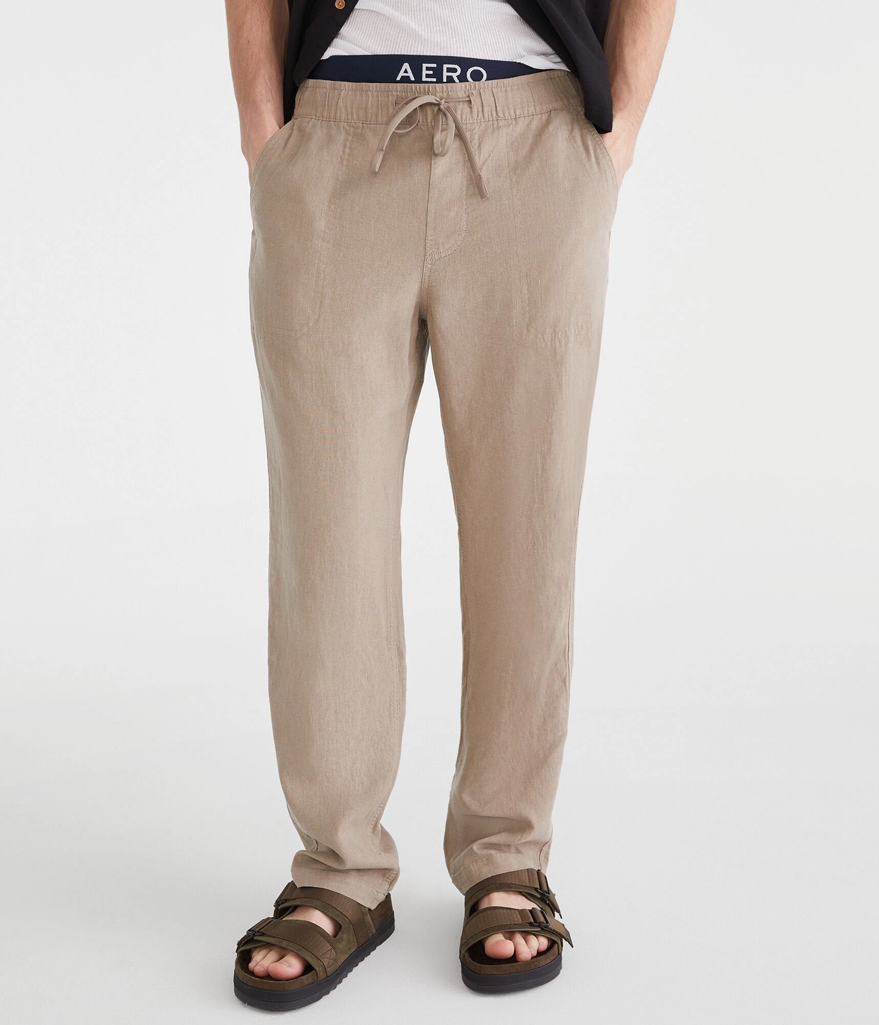 Aeropostale Drawstring Linen Pants