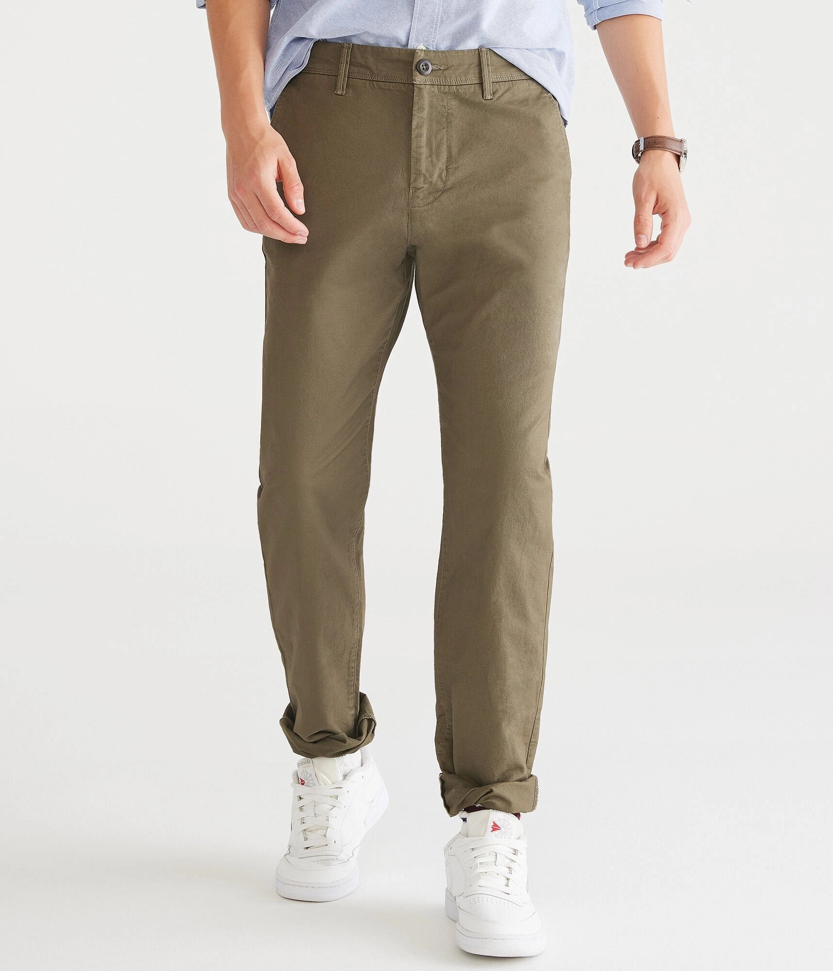 Aeropostale Men's Slim Straight Stretch Chinos