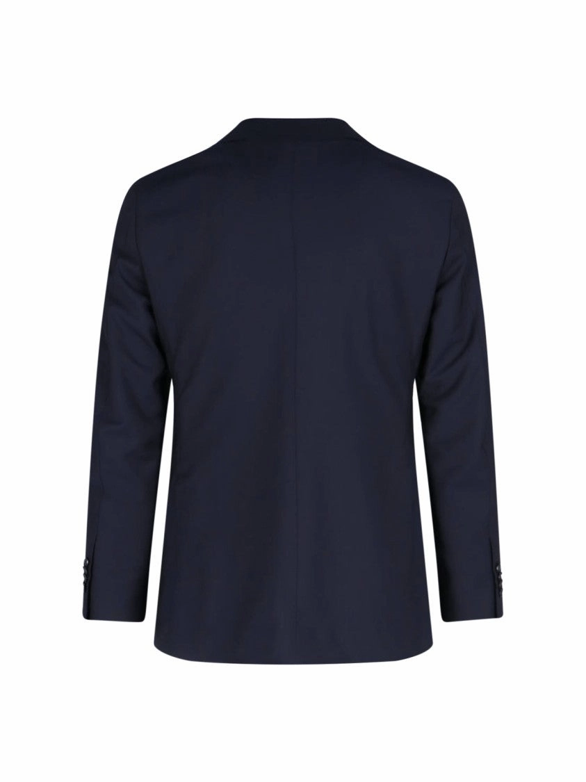 Aida' Single-Breasted Suit  Navy