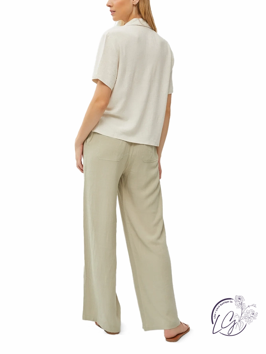 Airy Wide Leg Trousers