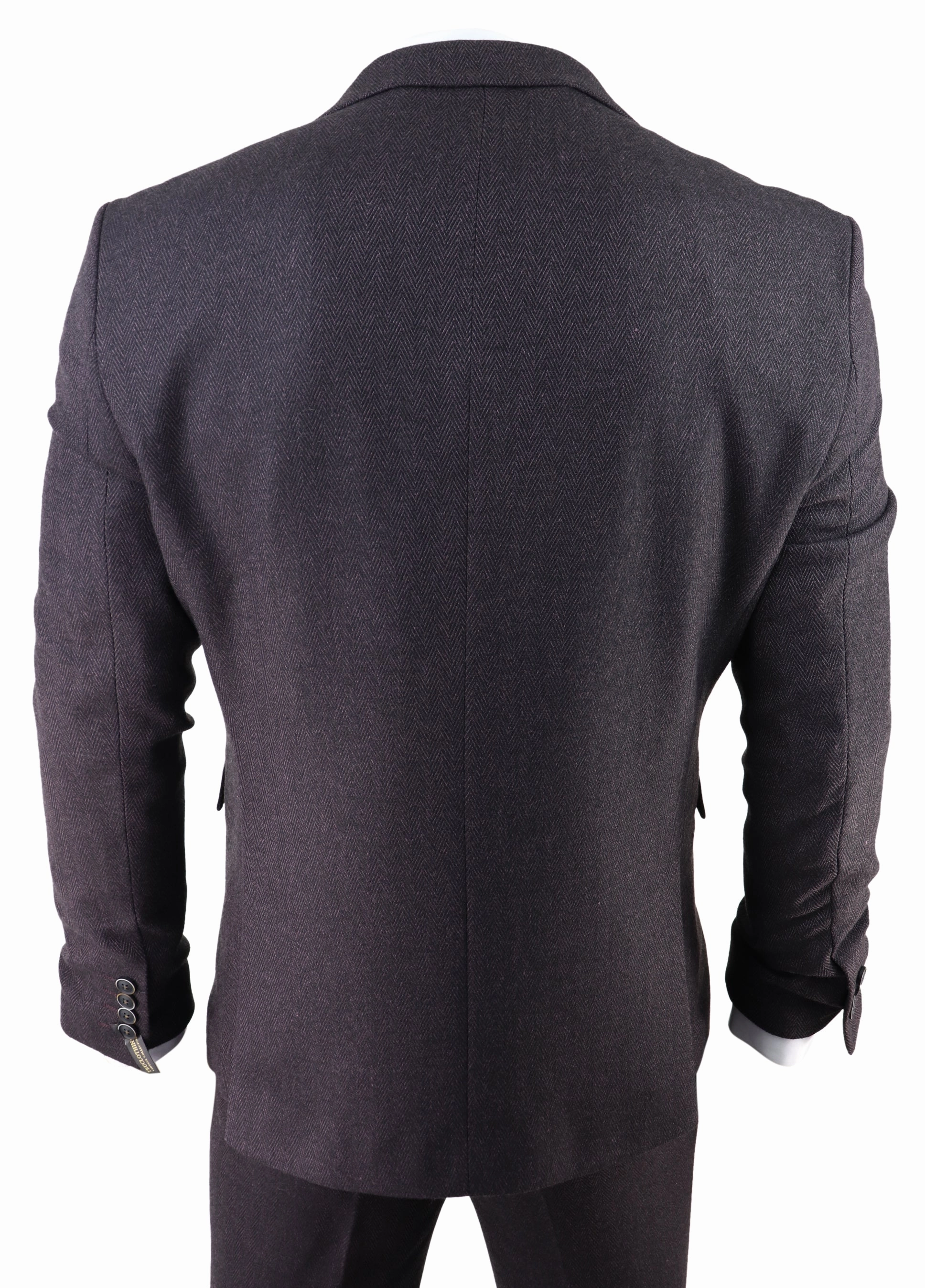 AK-05 Herringbone Tweed 3 Piece Suit
