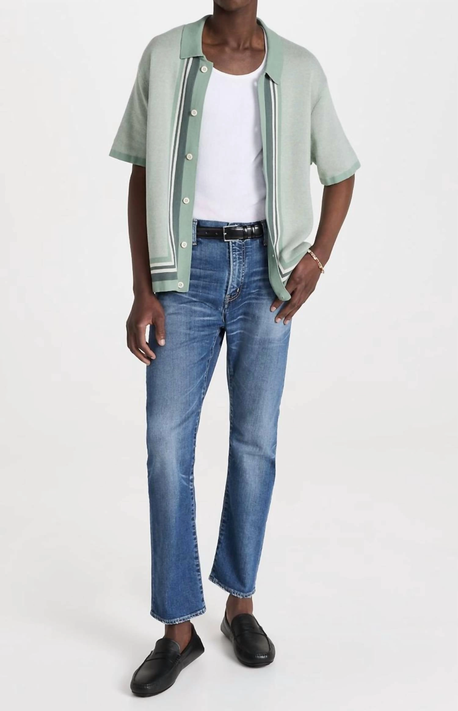 Allentown Dress Straight Leg Jeans In Blue