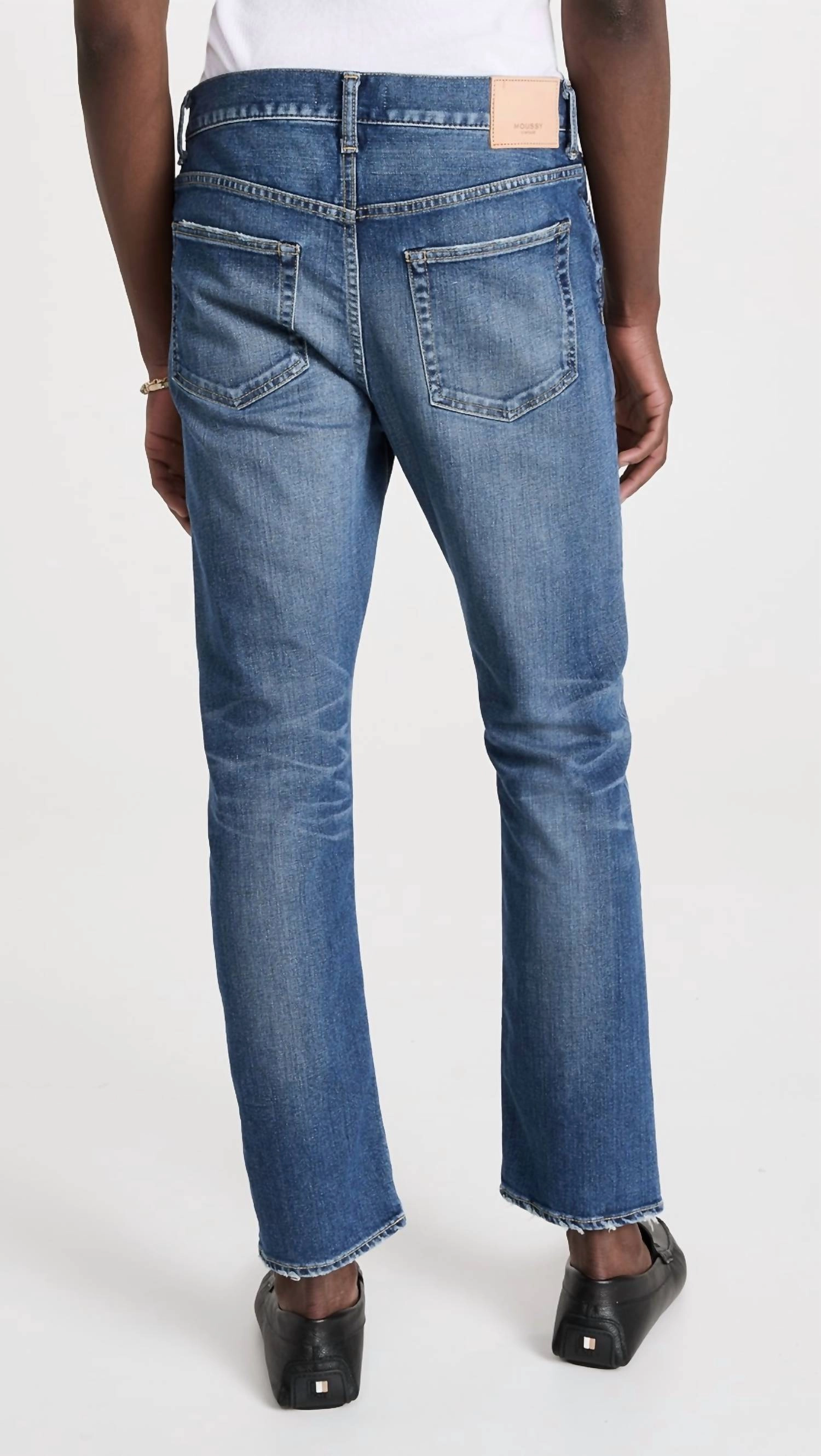 Allentown Dress Straight Leg Jeans In Blue