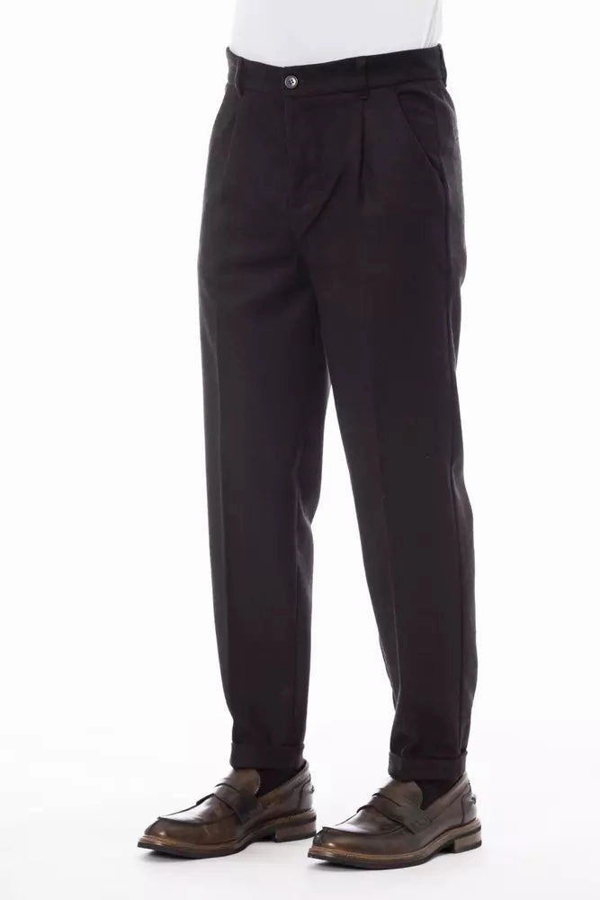 Alpha Studio Wool Men Men's Pants
