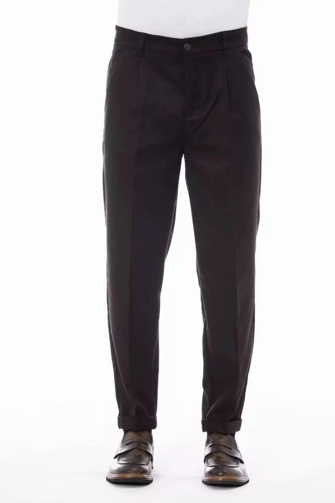 Alpha Studio Wool Men Men's Pants