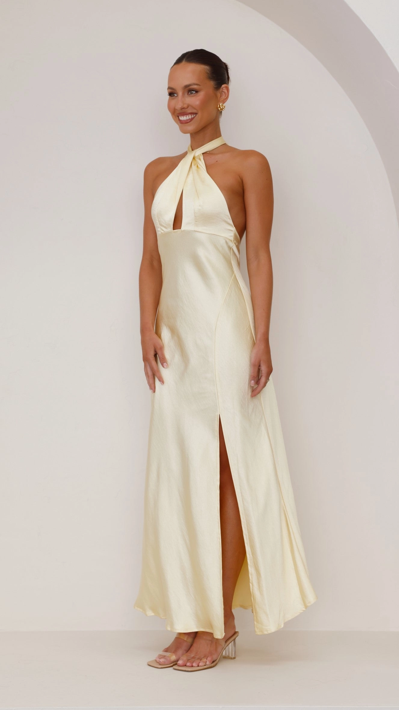 Amalia Maxi Dress - Yellow