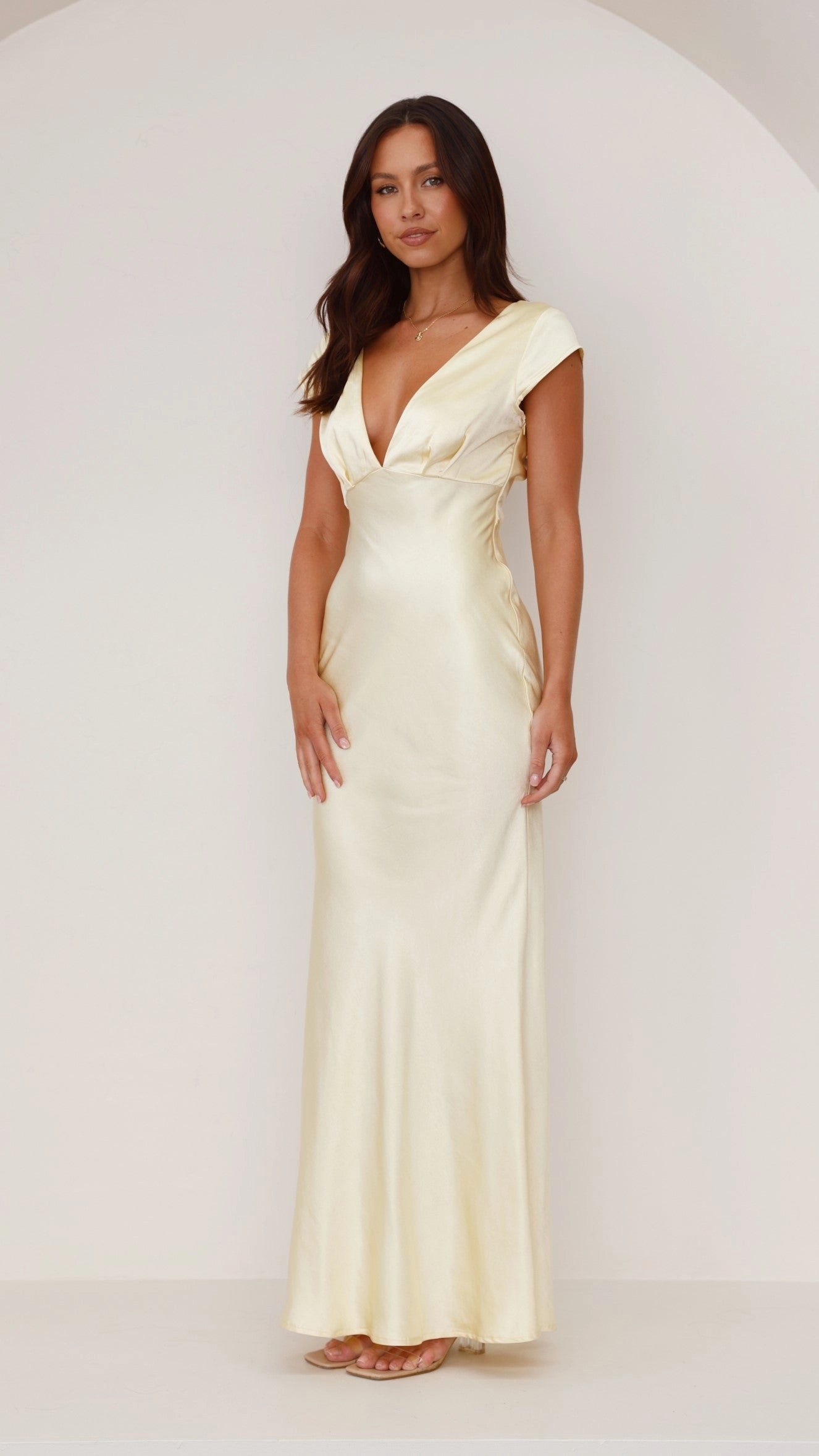 Amelia Maxi Dress - Yellow