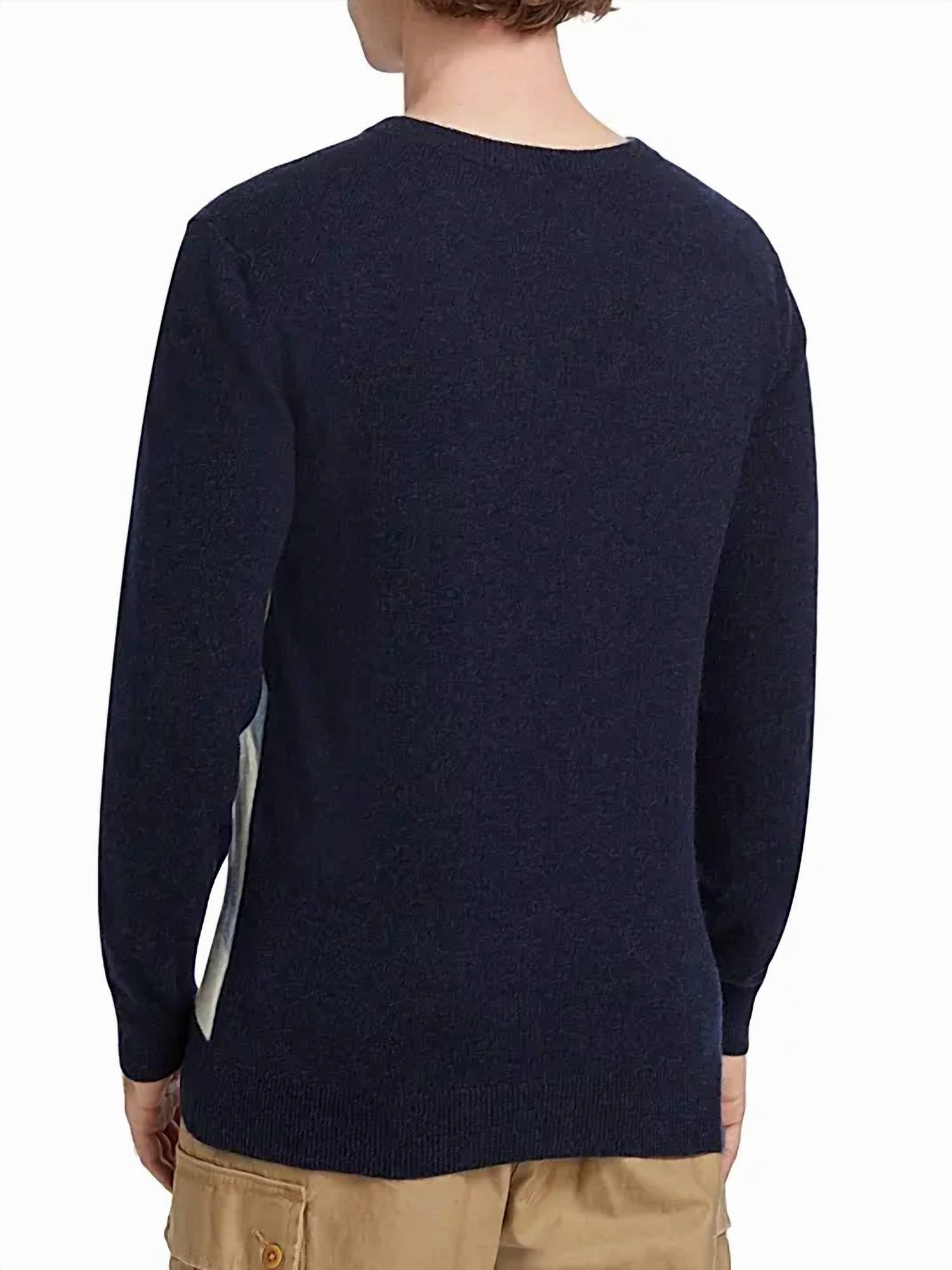 Apres Ski Crewneck Sweater In Black