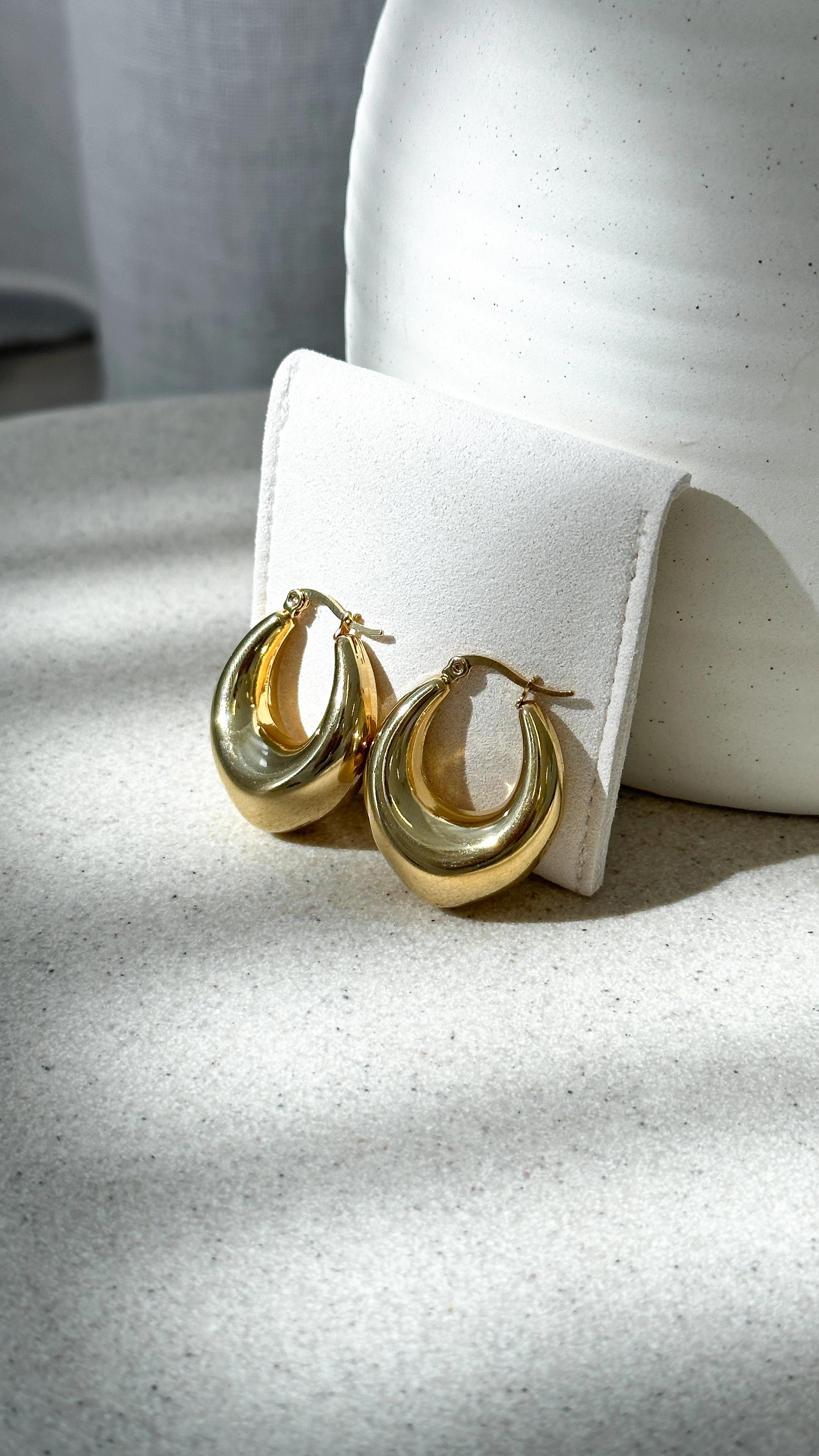 Arya Hoop Earrings - Gold