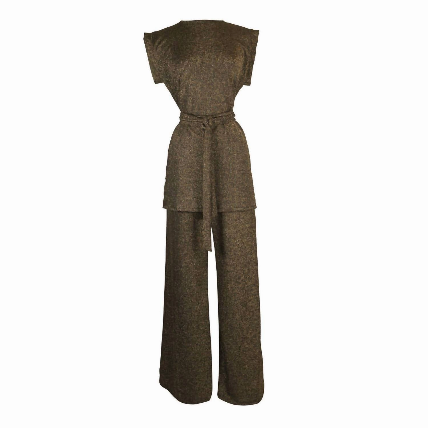 Aura Tunic & Palazzo Pants Set In Multi