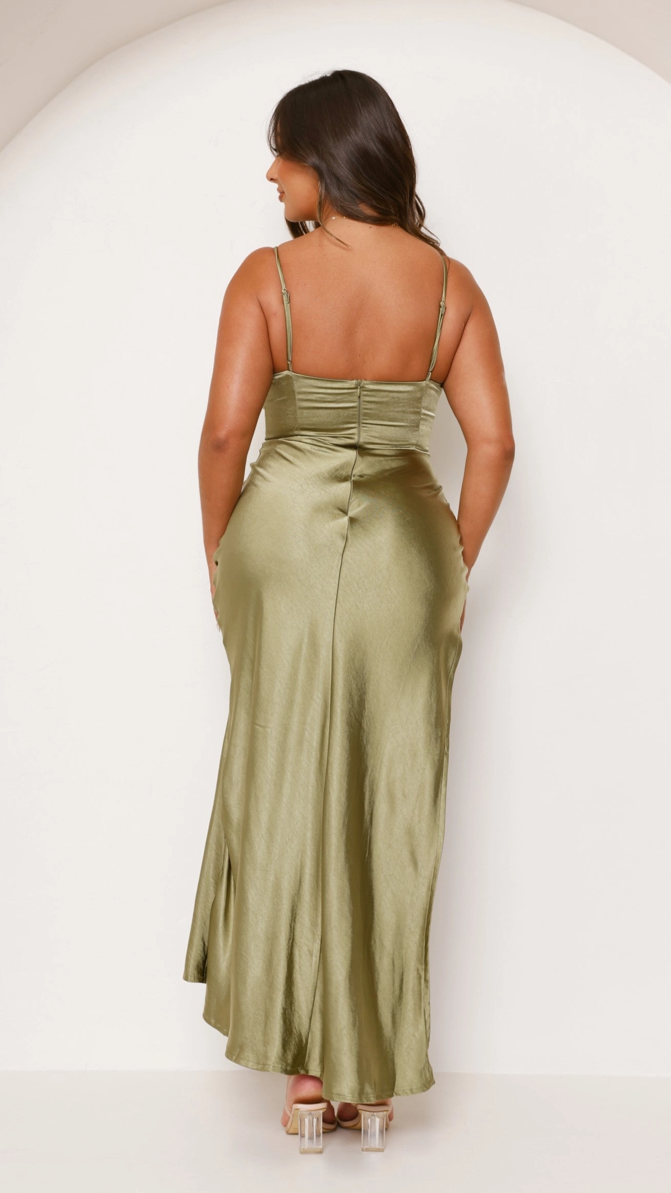 Ava Maxi Dress - Olive