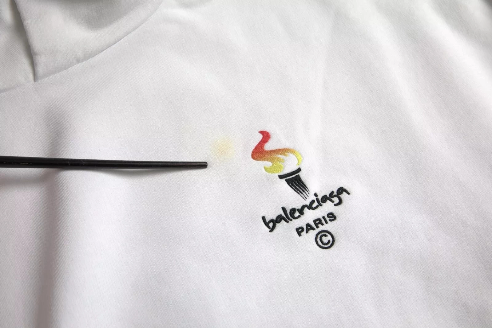 Balenciaga Cotton Logo Hooded Pullover Oversize Men's Sweater (Pre-Owned)