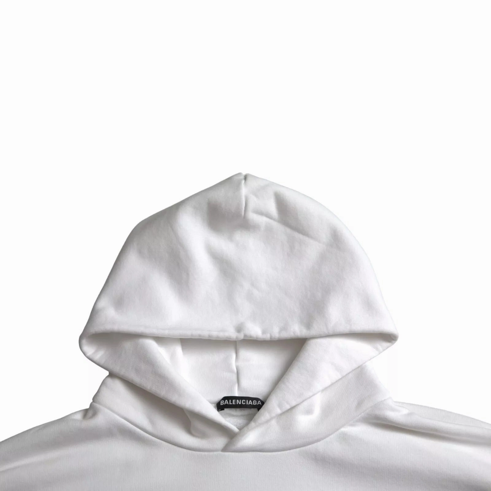 Balenciaga Cotton Logo Hooded Pullover Oversize Men's Sweater (Pre-Owned)