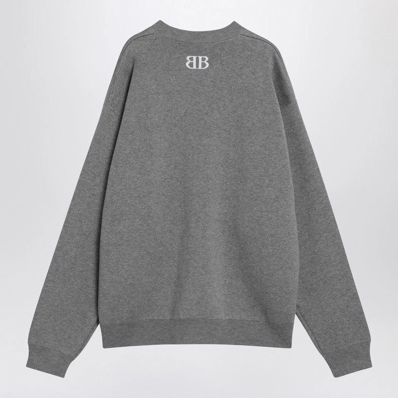 Balenciaga Men's Cotton Sweater With Logo