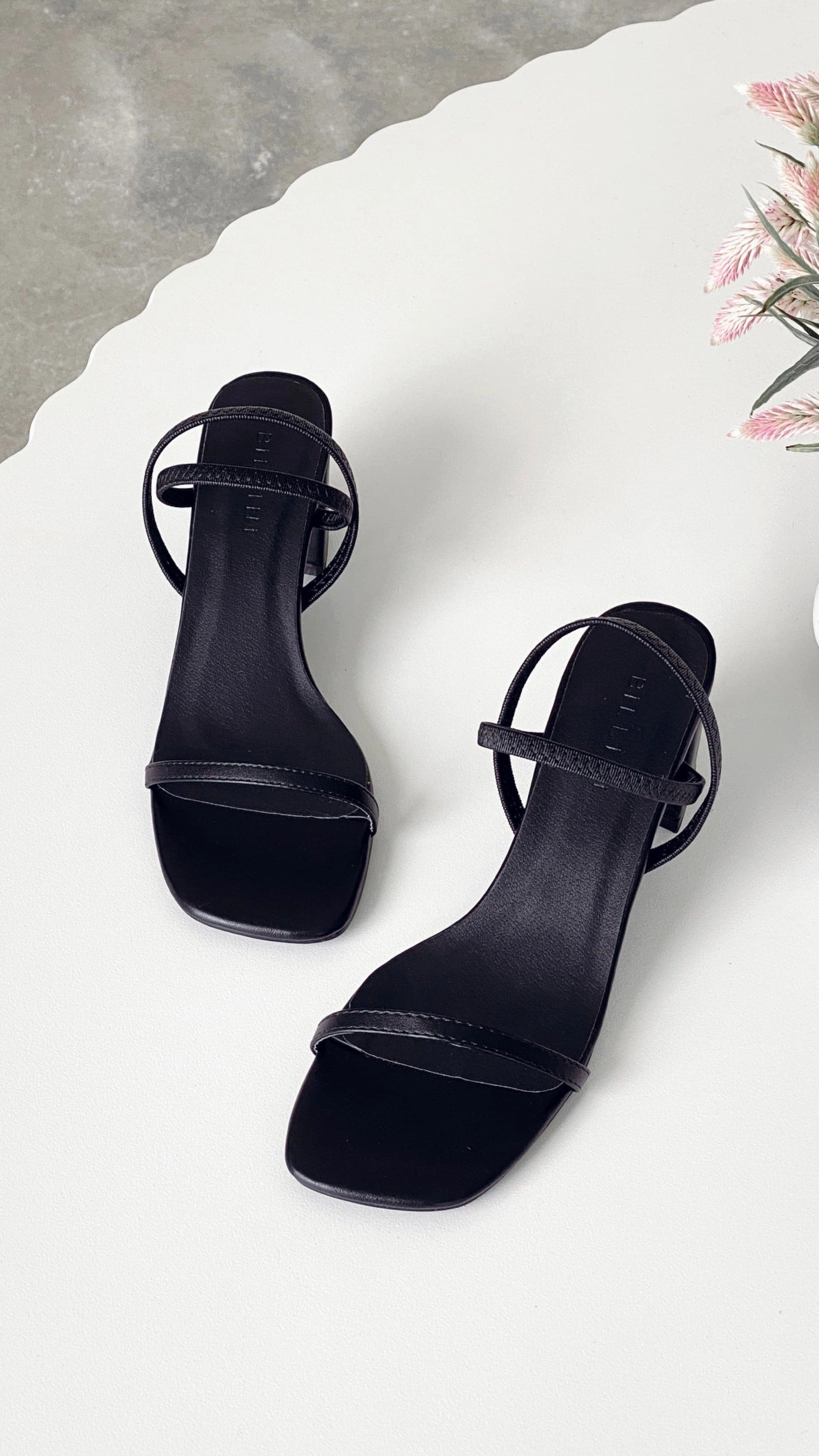 Balton Mule Heels - Black