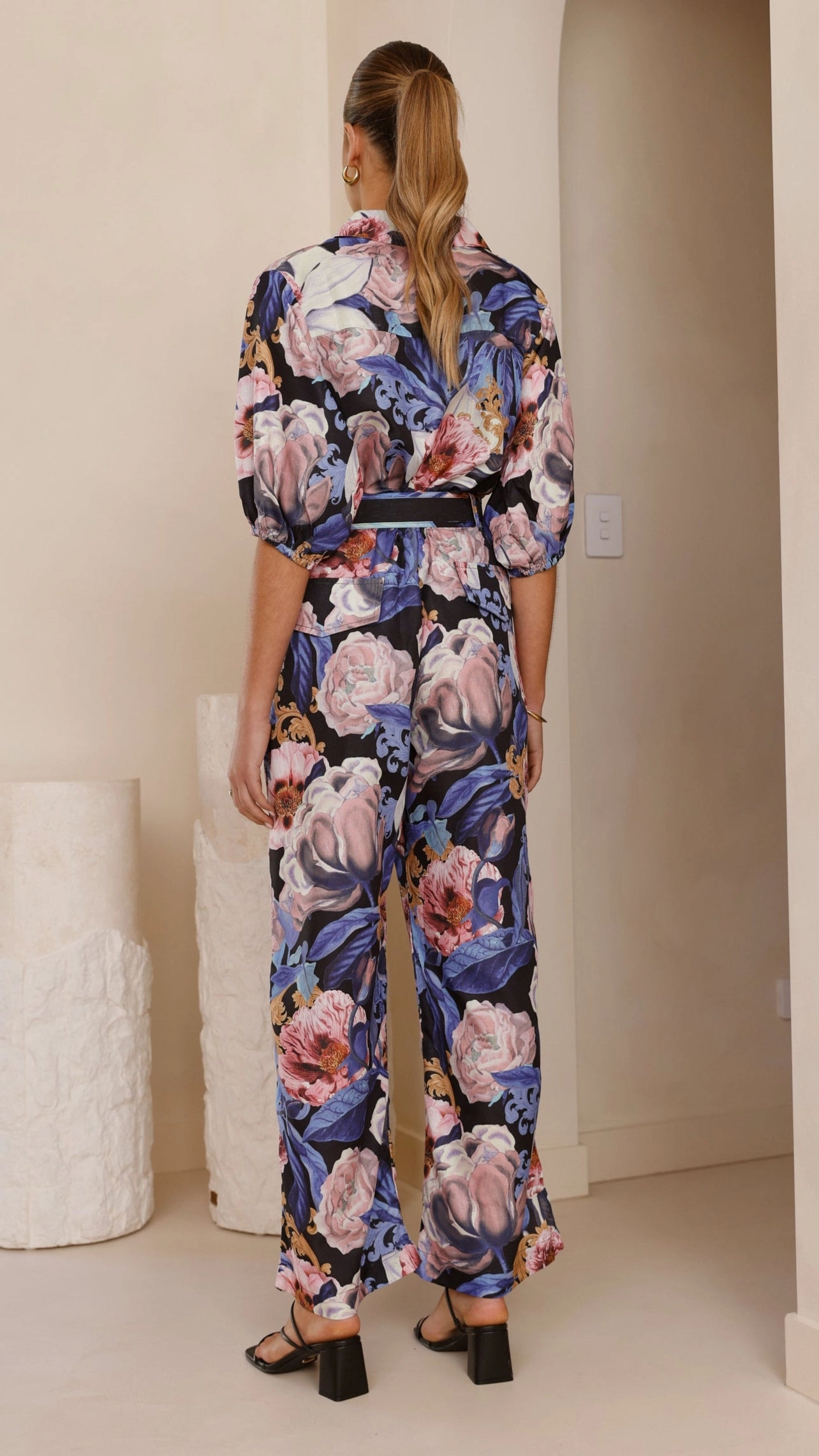 Becca Wide Leg Pants - Azure Donatella