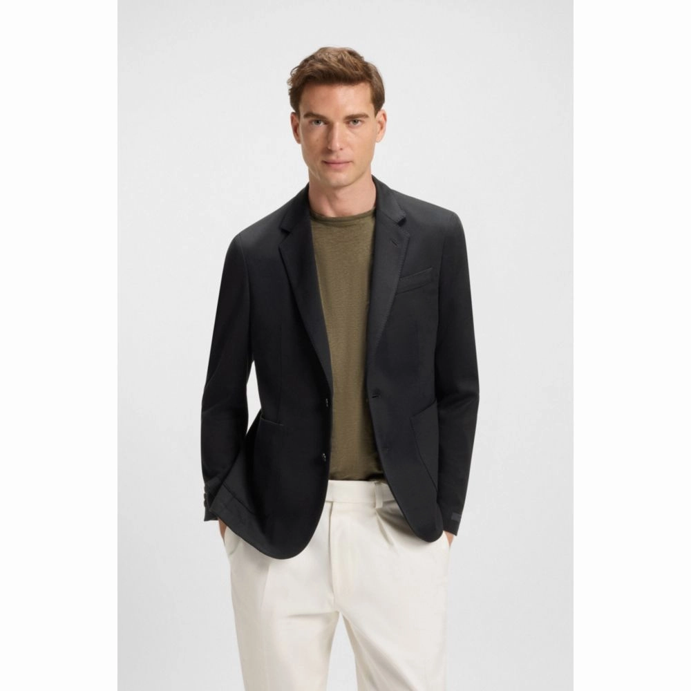 BECKHAM x  blazer in a melange cotton blend