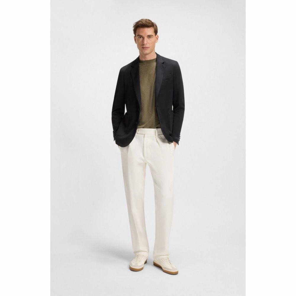 BECKHAM x  blazer in a melange cotton blend