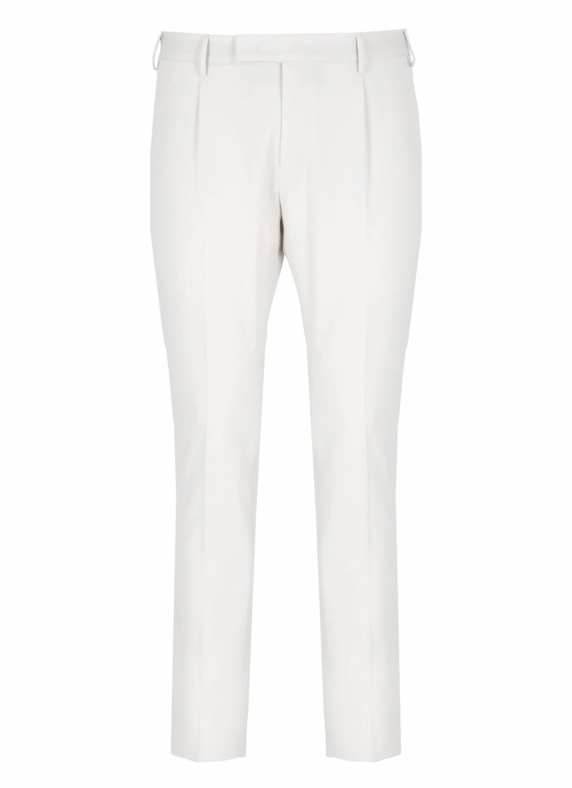 Beige Cotton Trousers