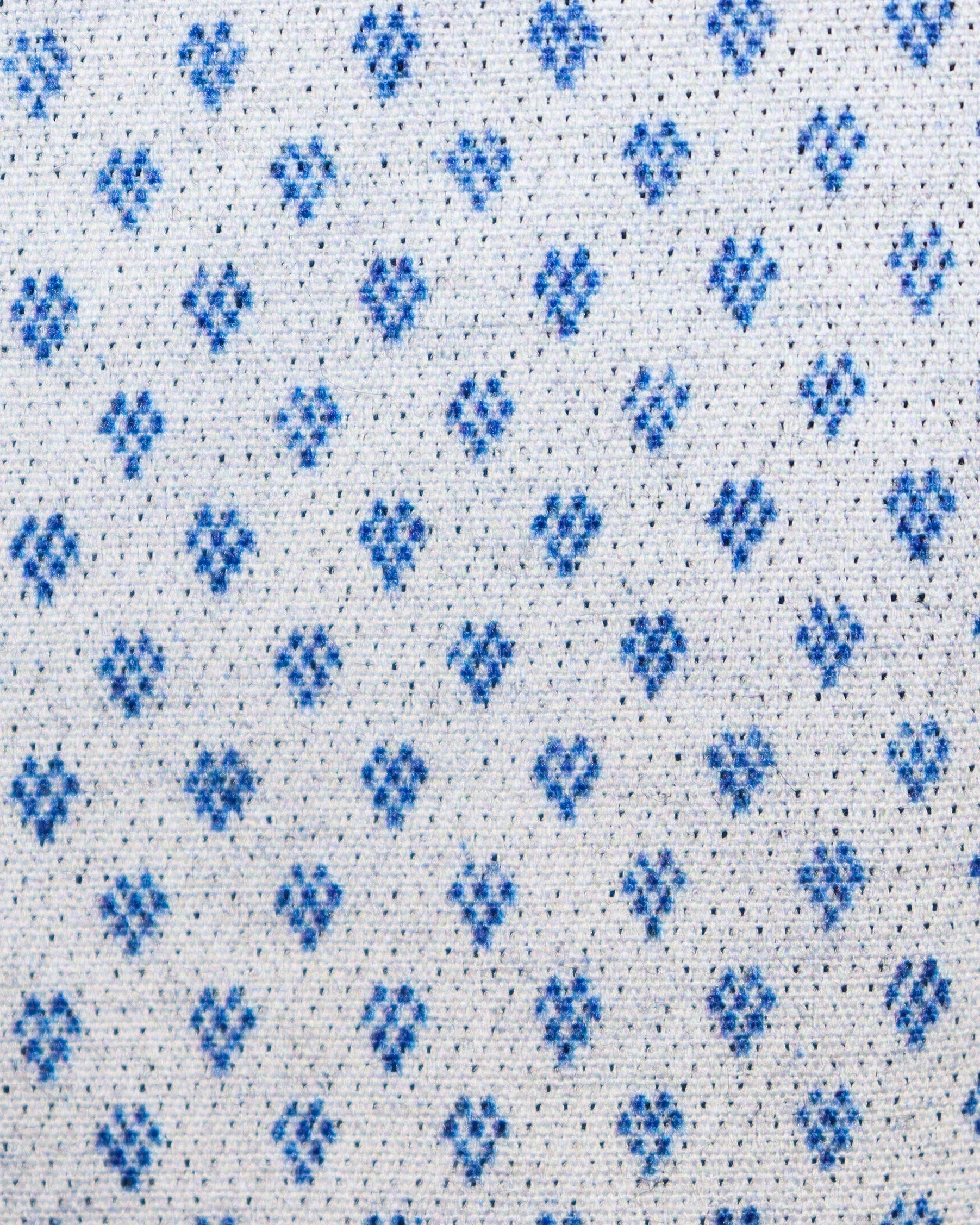 Beige with Blue Triangles