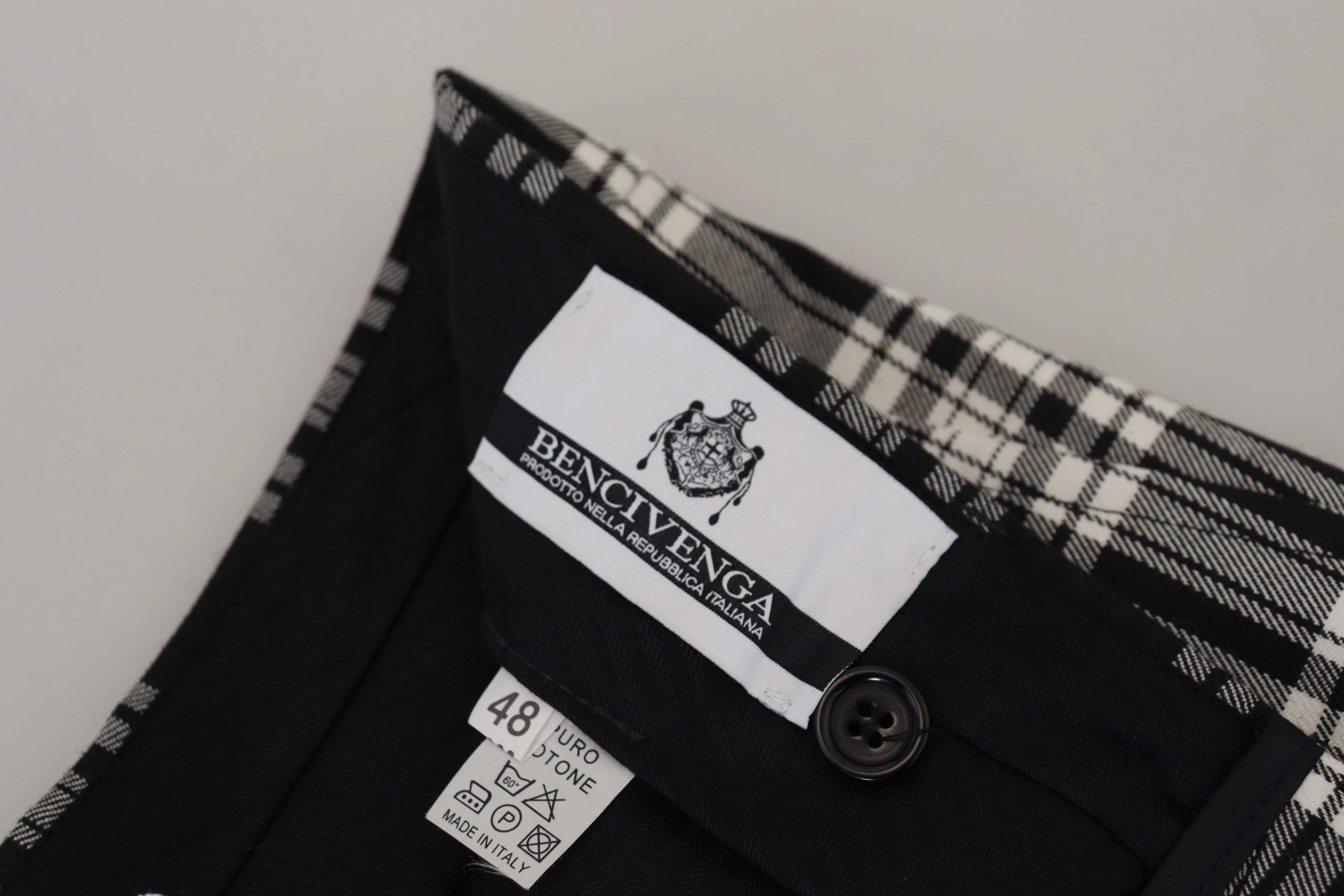 BENCIVENGA Elegant  Pure Cotton Pants for Men's Men