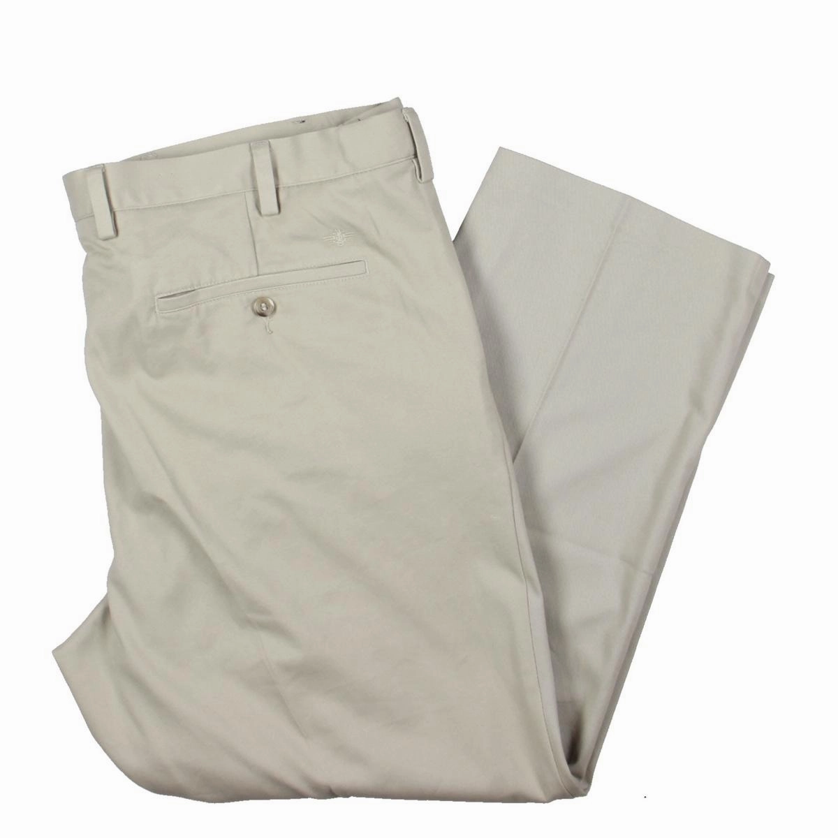 Big & Tall Mens Pleated Classic Fit Khaki Pants