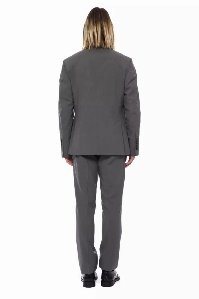 Billionaire Italian Couture Elegant  Wool Two-Button Designer Men's Suit