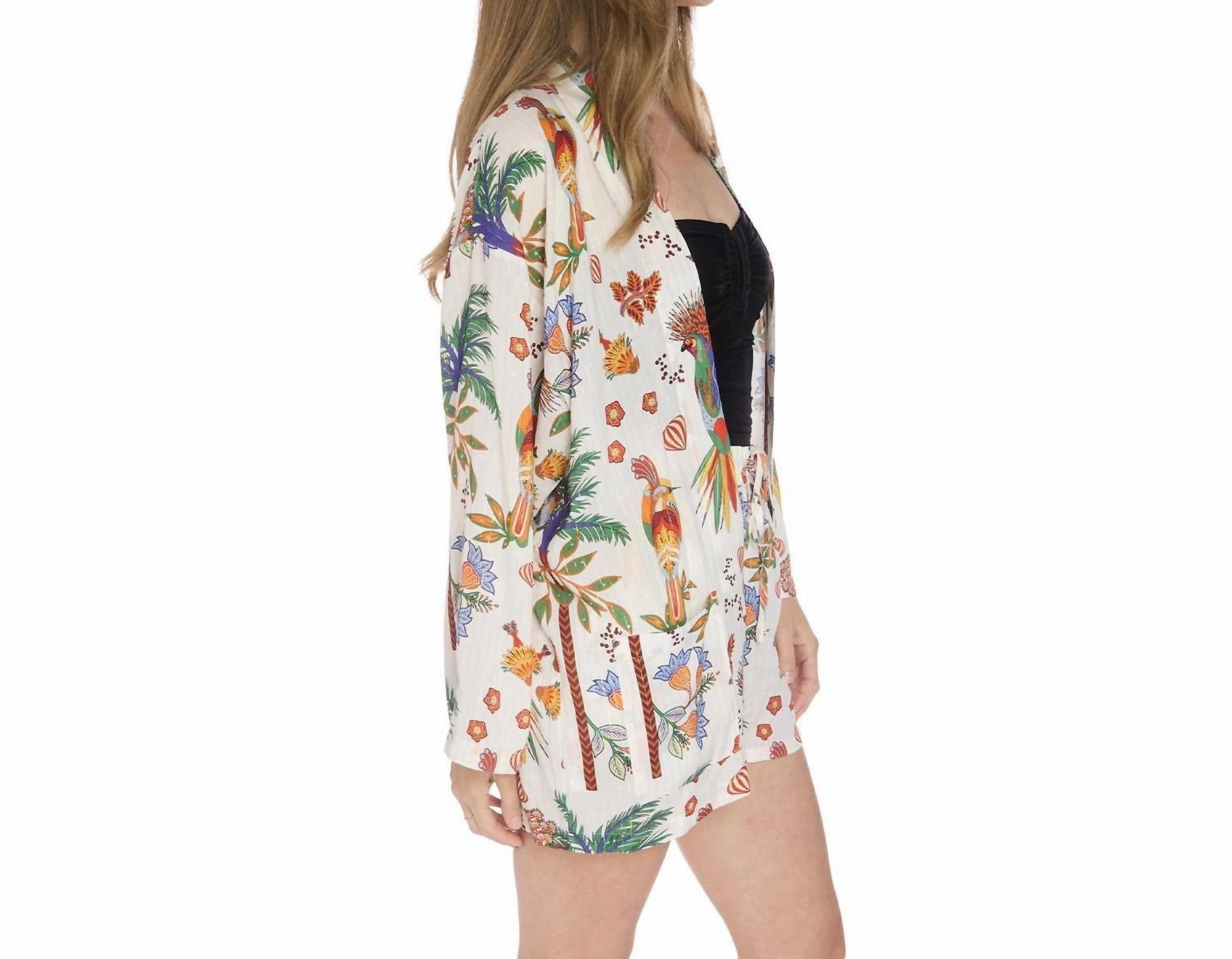 Bird Of Paradise Tropical Kimomo In Pink