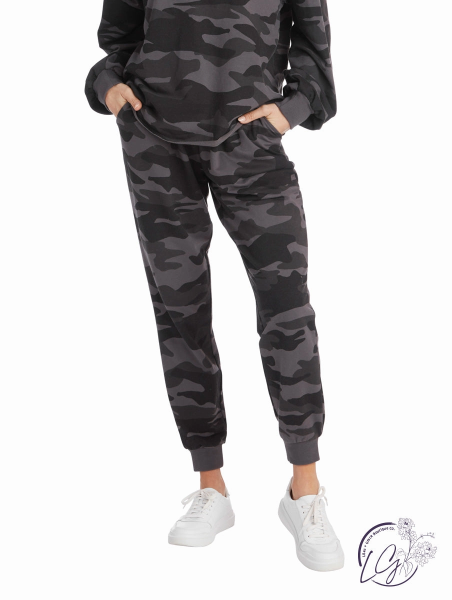 BLACK CAMO MILES JOGGERS affordable athletic pants for men
