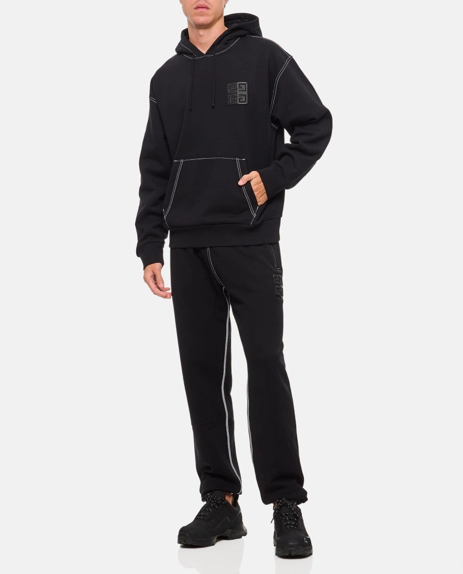 Black Elastic Waist  Trackpant