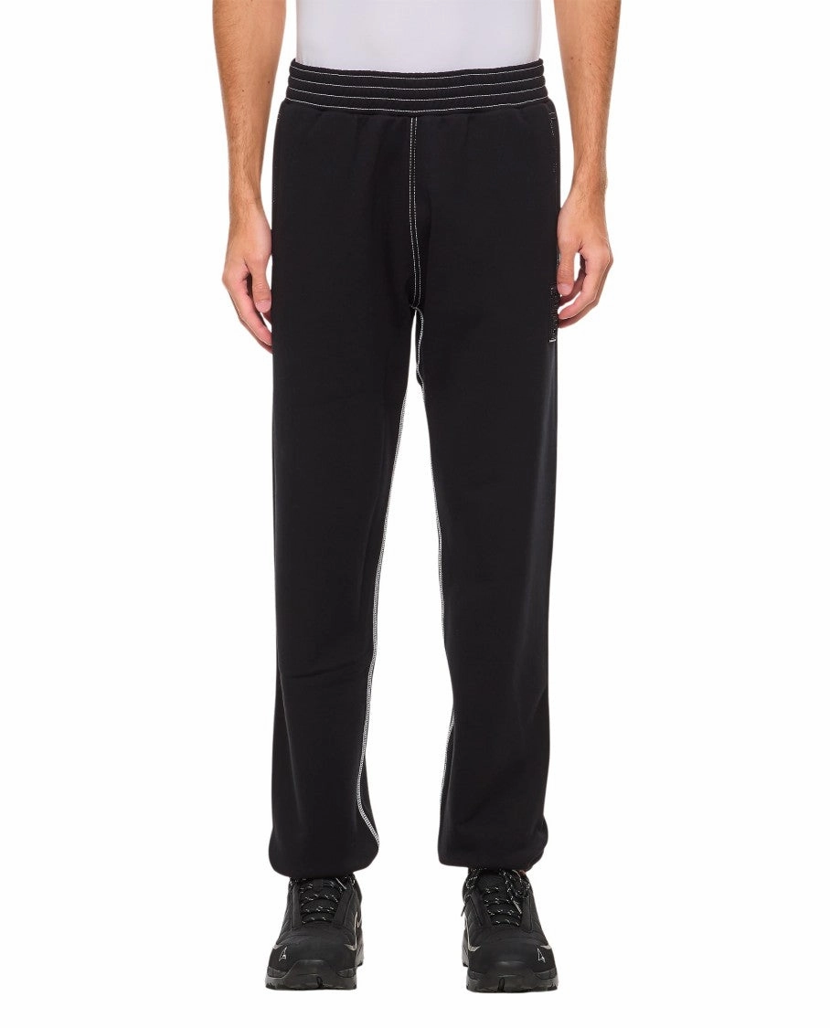 Black Elastic Waist  Trackpant
