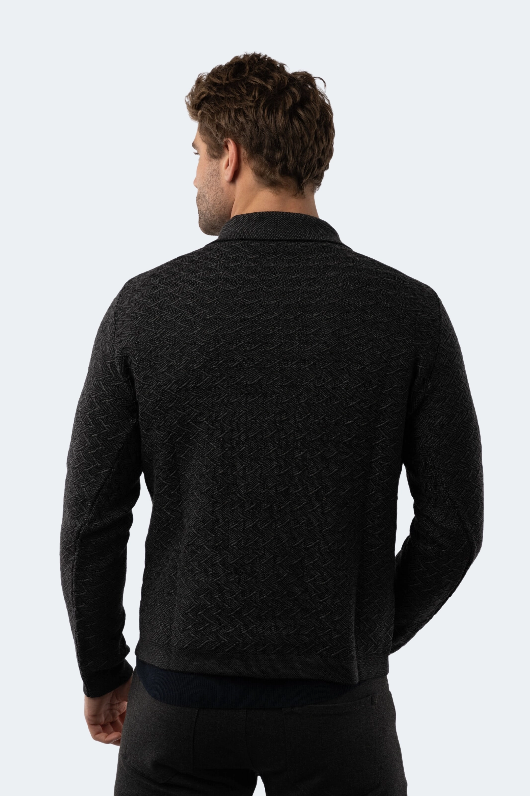 Black Knit Cardigan