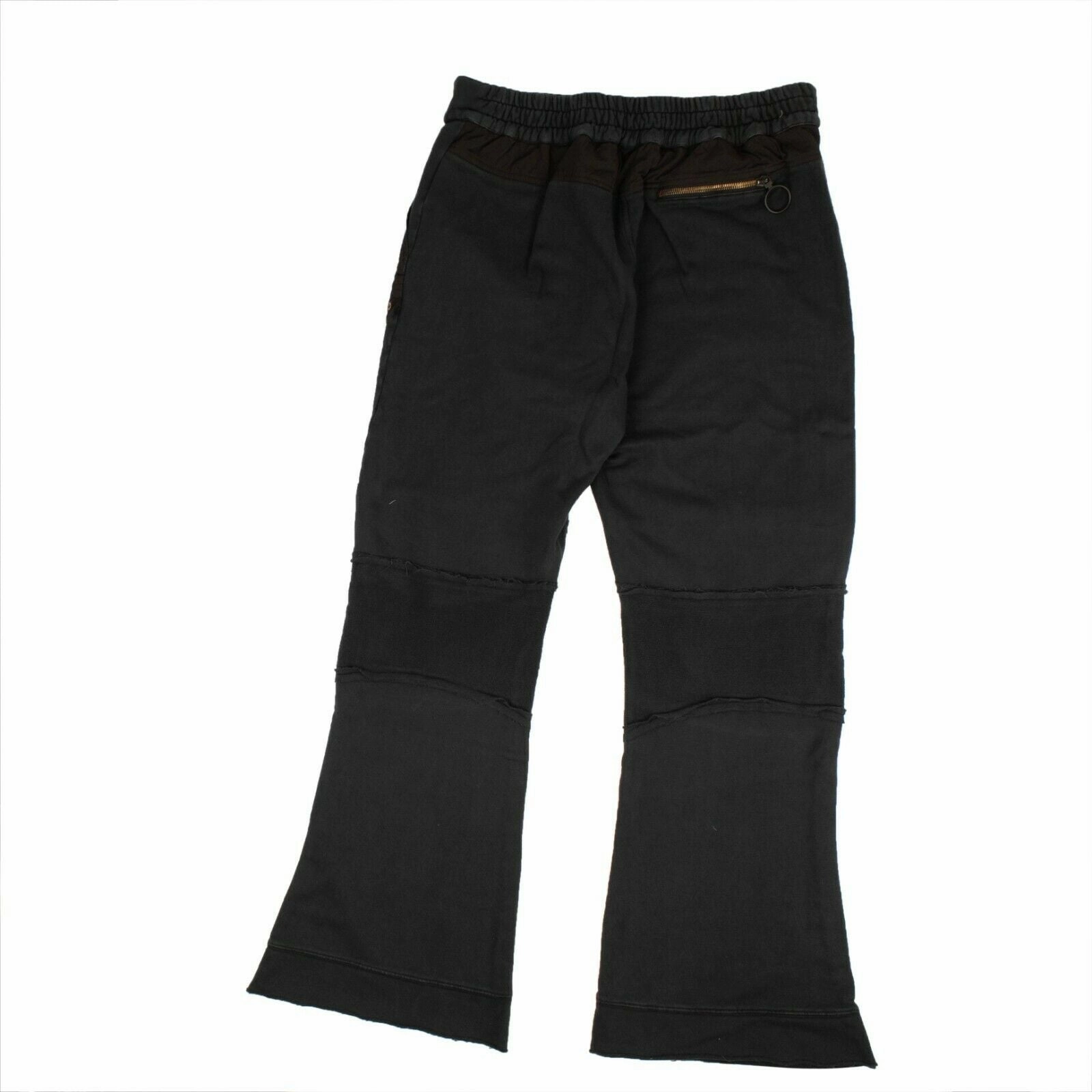 Black Parachute Patch Sweatpants