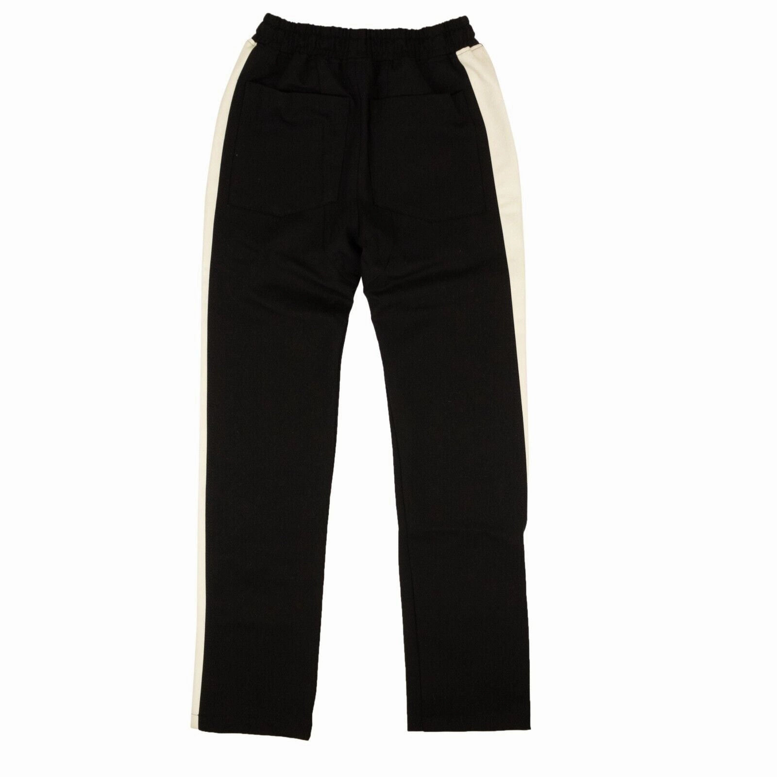 Black Rayon Boys Traxedo Joggers Pants
