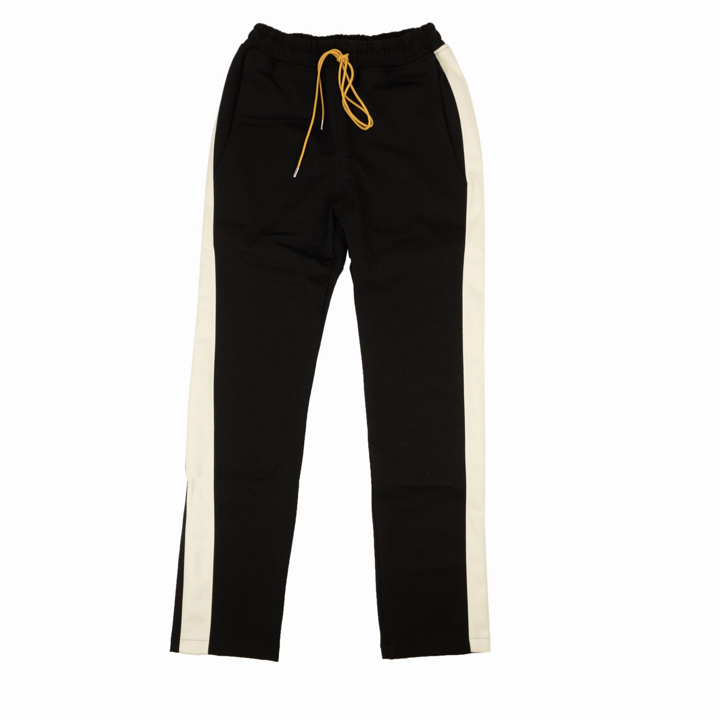 Black Rayon Boys Traxedo Joggers Pants