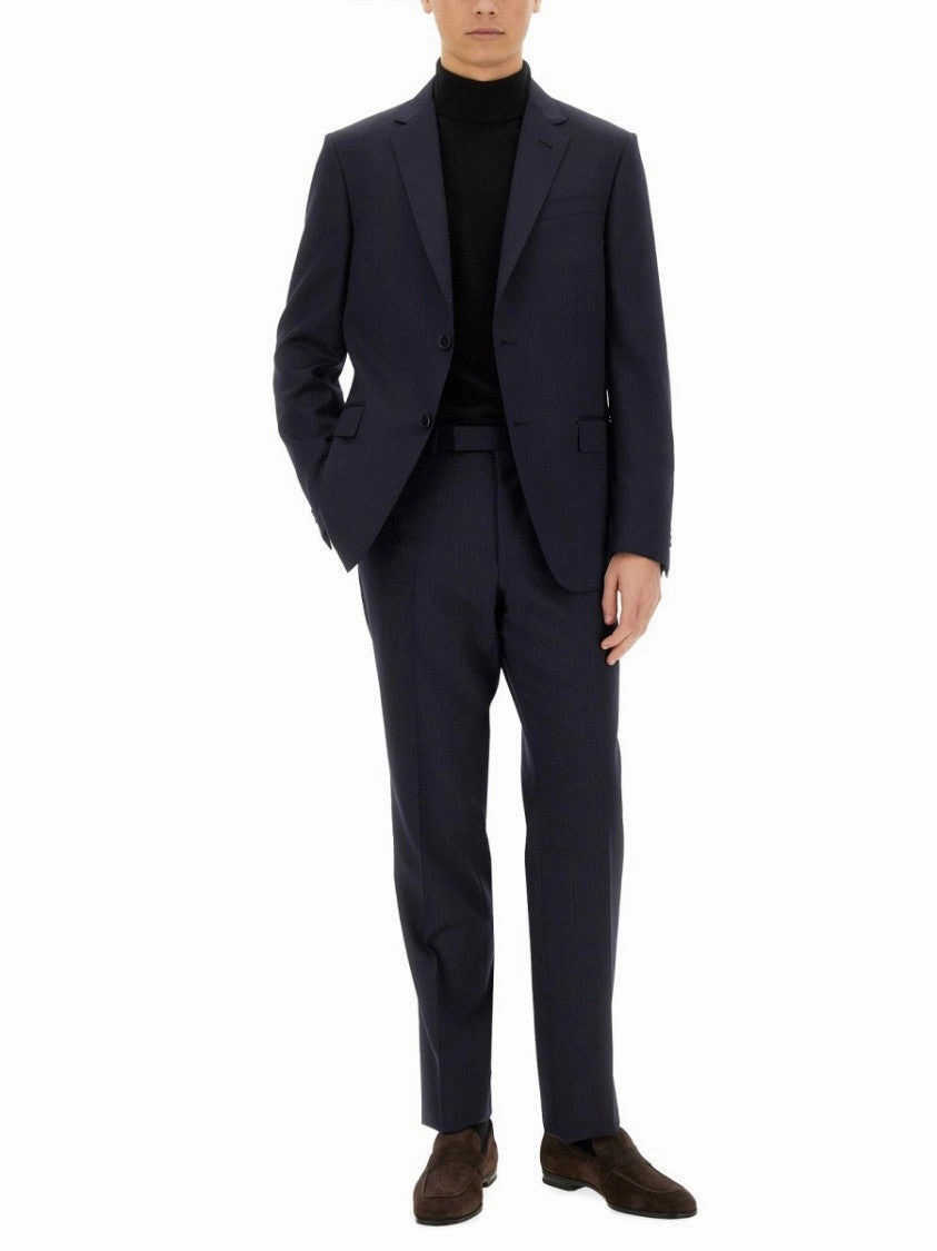 Black Single-Breasted Dres