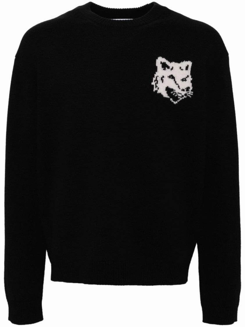 Black Sweater With Embroidery