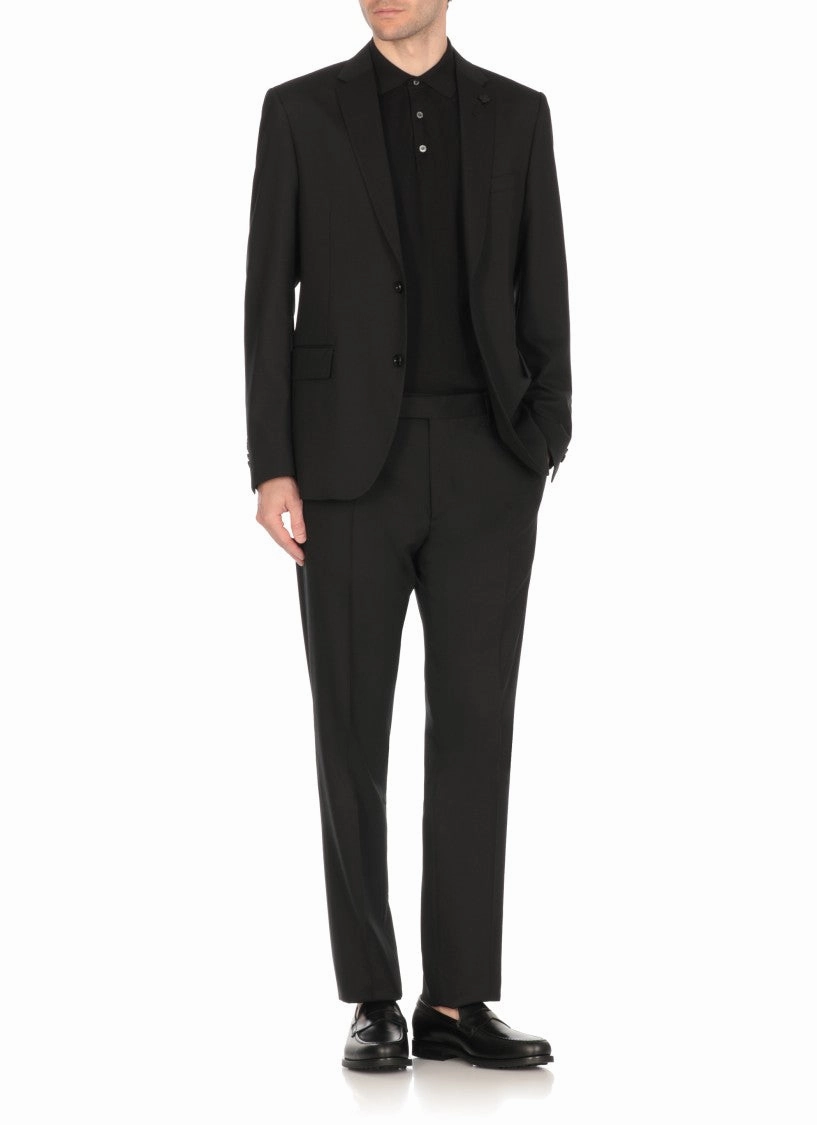 Black Wool Suit