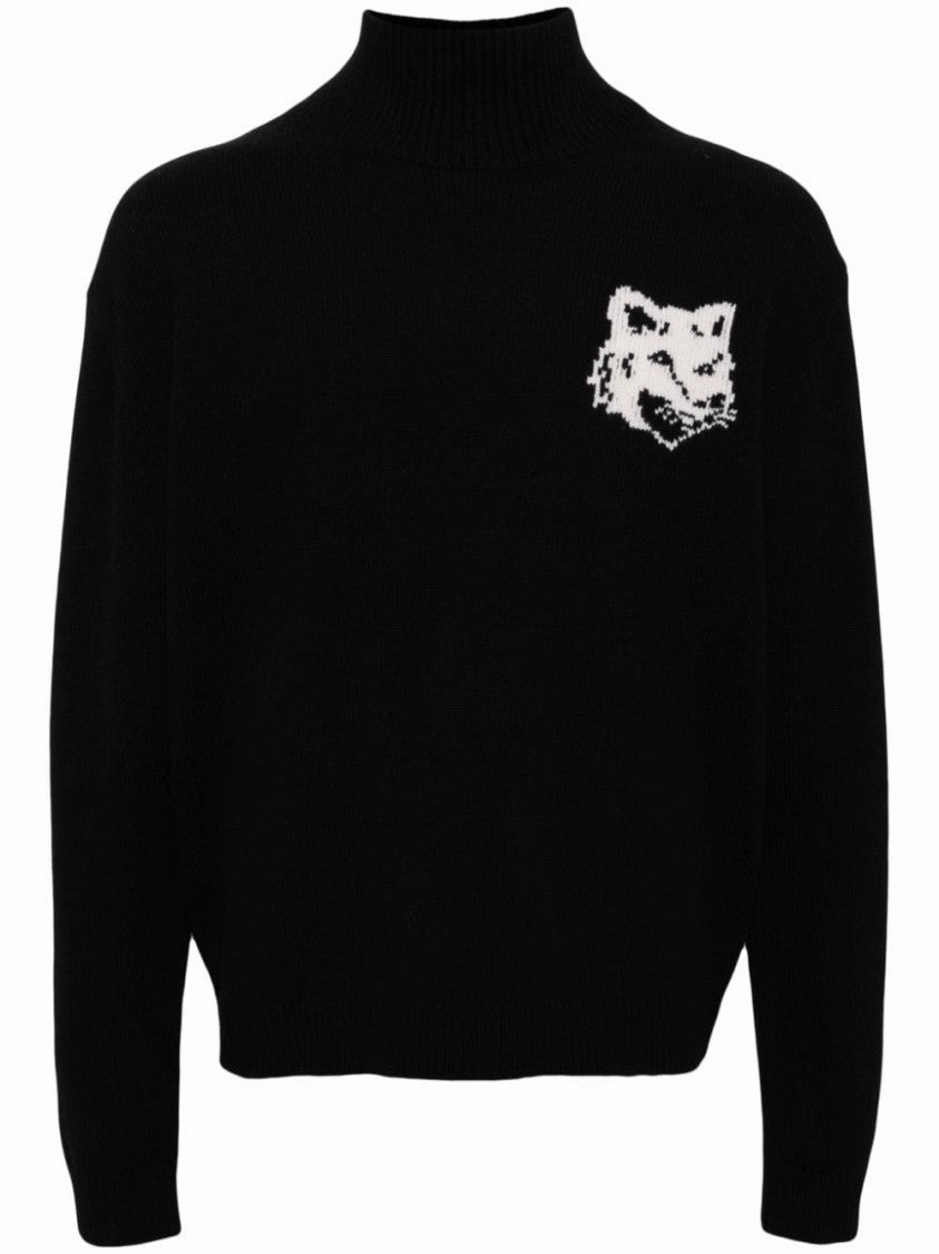 Black Wool Turtleneck