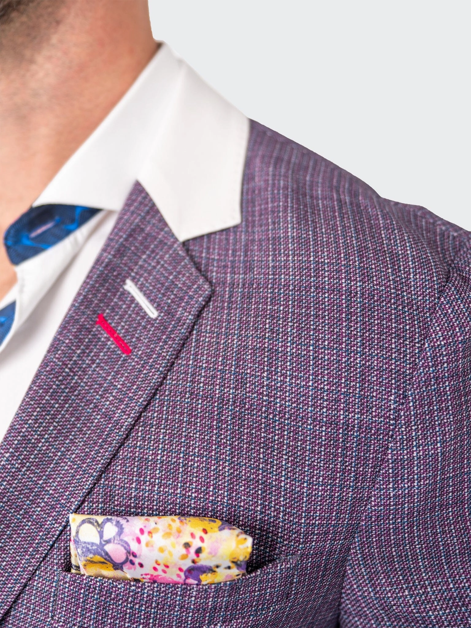 Blazer Unconstructed Preppy Purple