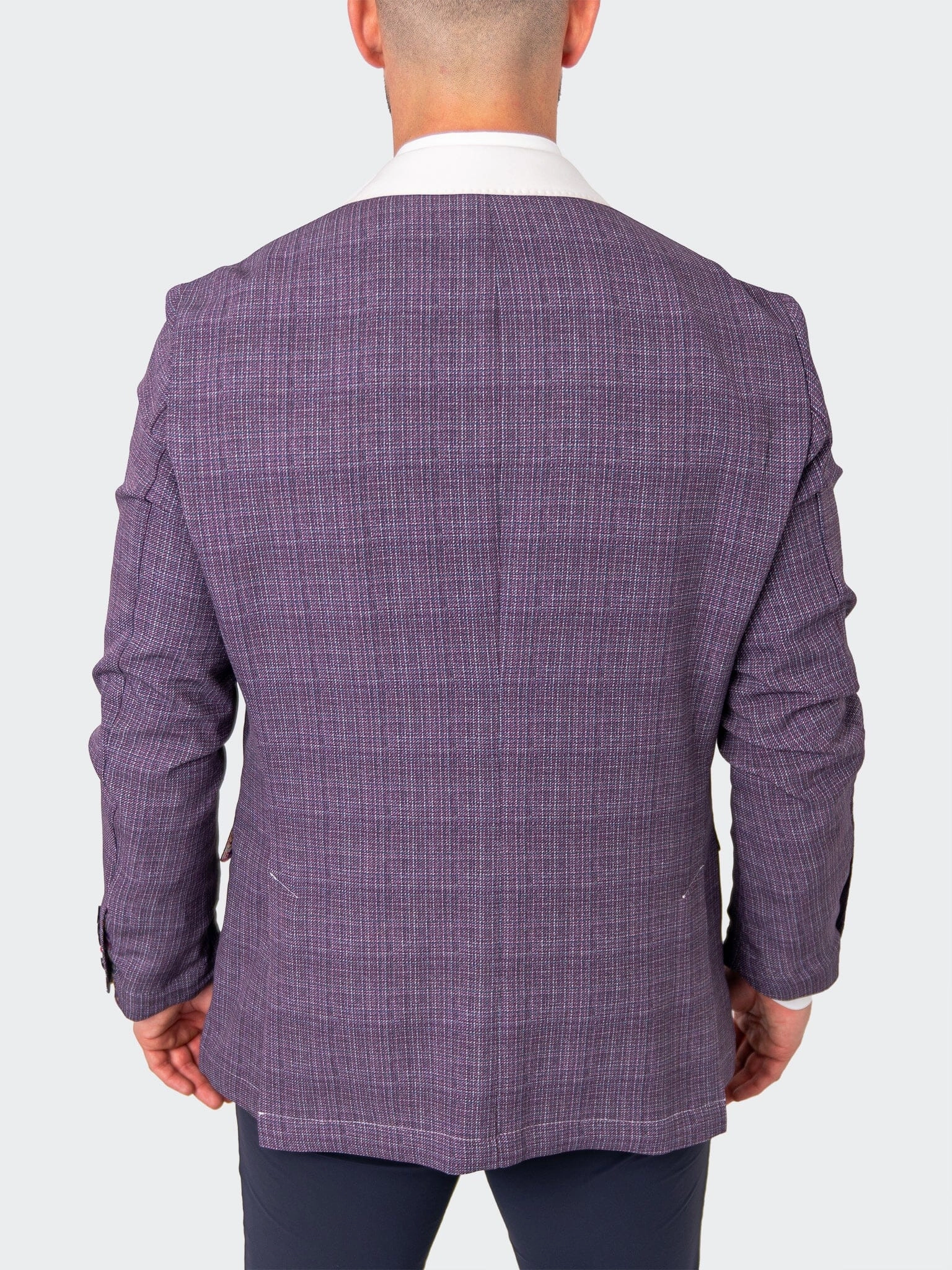 Blazer Unconstructed Preppy Purple